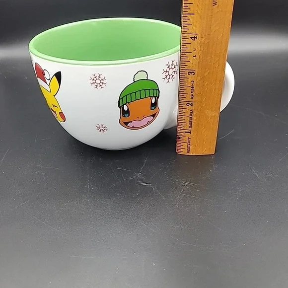 Pokémon Christmas Coffee Mug Cup 24oz Pikachu Charmander‎ Squirtle - Picture 12 of 13